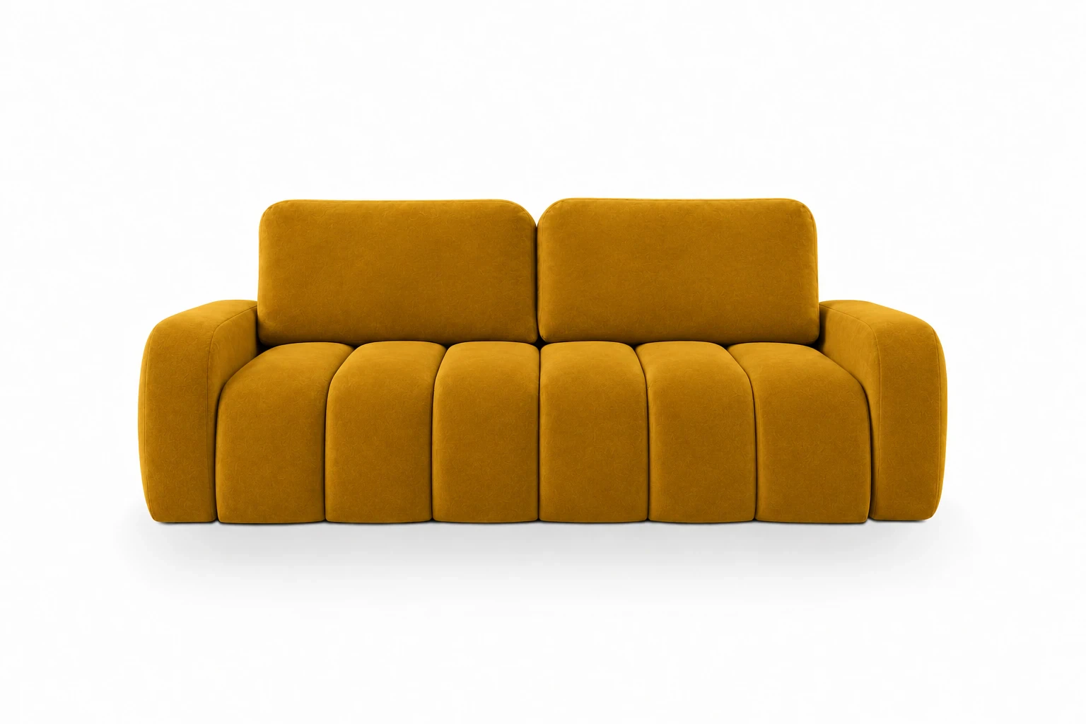Sofa IBIZA 258 cm - widok z przodu, Salvador 09 złoty