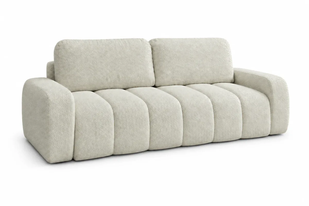 Sofa IBIZA w tkaninie CORAL 15, Śmietankowy