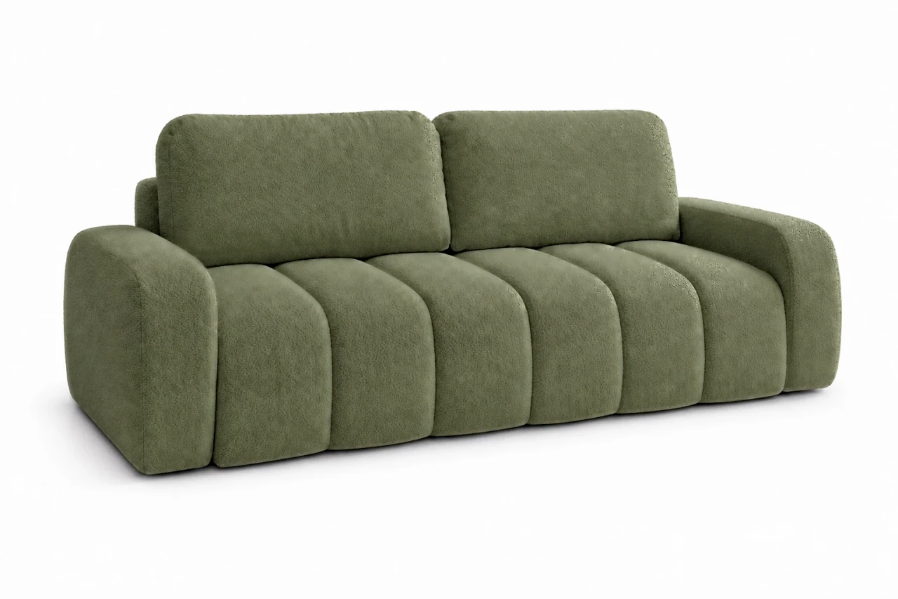 Sofa IBIZA w tkaninie CORAL 25, Szałwiowy