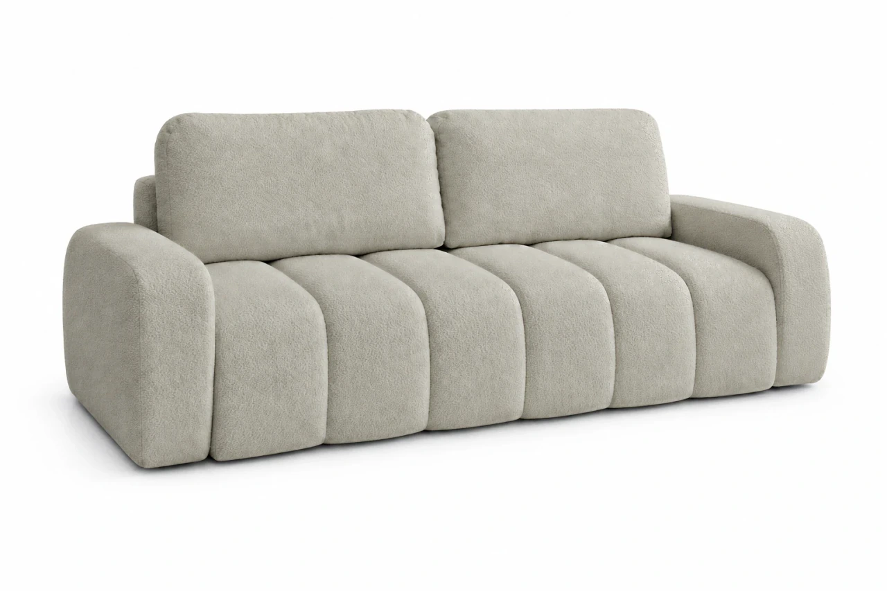 Sofa IBIZA w tkaninie CORAL 65, Szarobeż