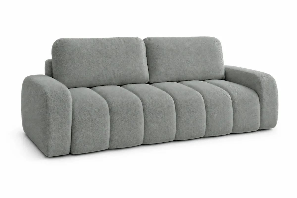 Sofa IBIZA w tkaninie CORAL 75, Jasny szary