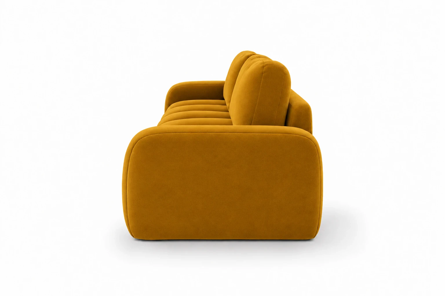 Sofa IBIZA 258 cm - widok z boku, Salvador 09 złoty