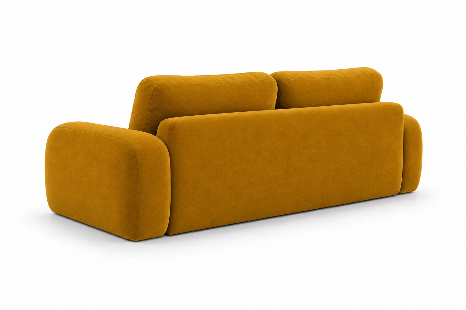 Sofa IBIZA 258 cm - widok z tyłu, Salvador 09 złoty