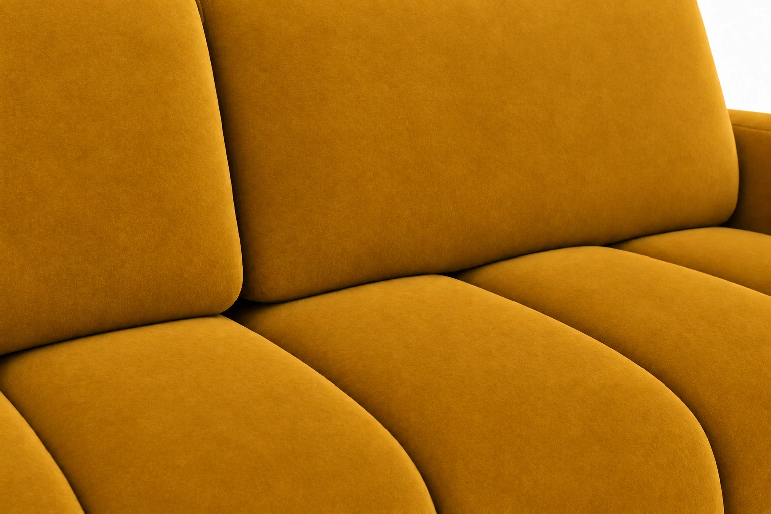 Sofa IBIZA 258 cm - detal oparcia, Salvador 09 złoty