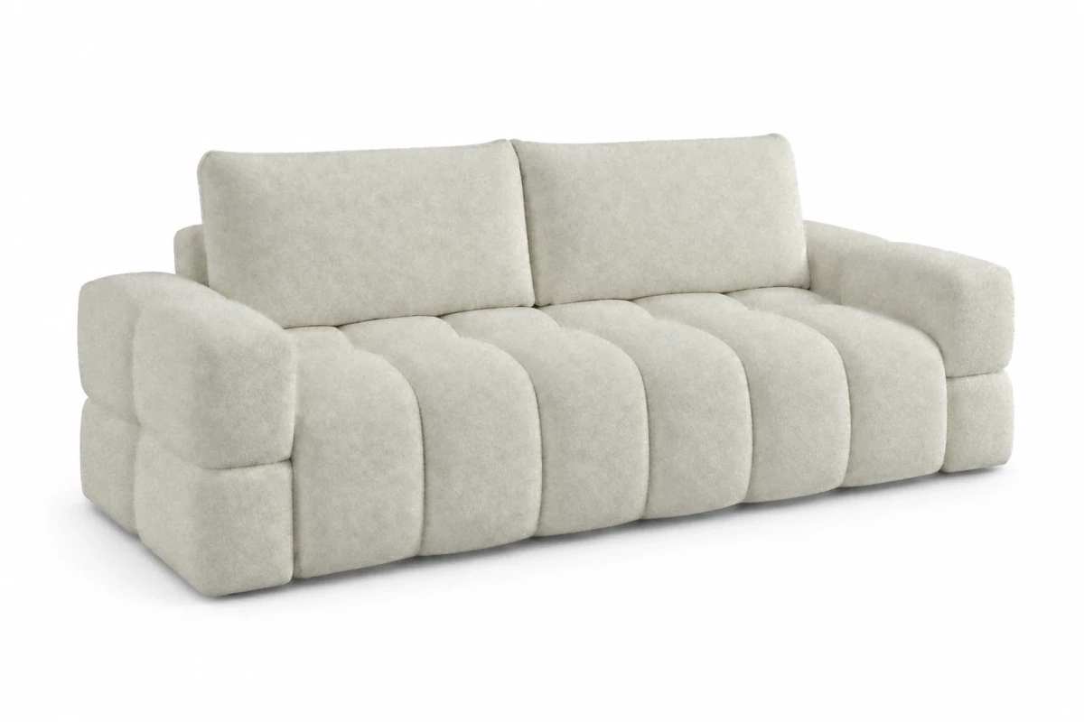 Sofa ISSORO w tkaninie CORAL 15, Śmietankowy