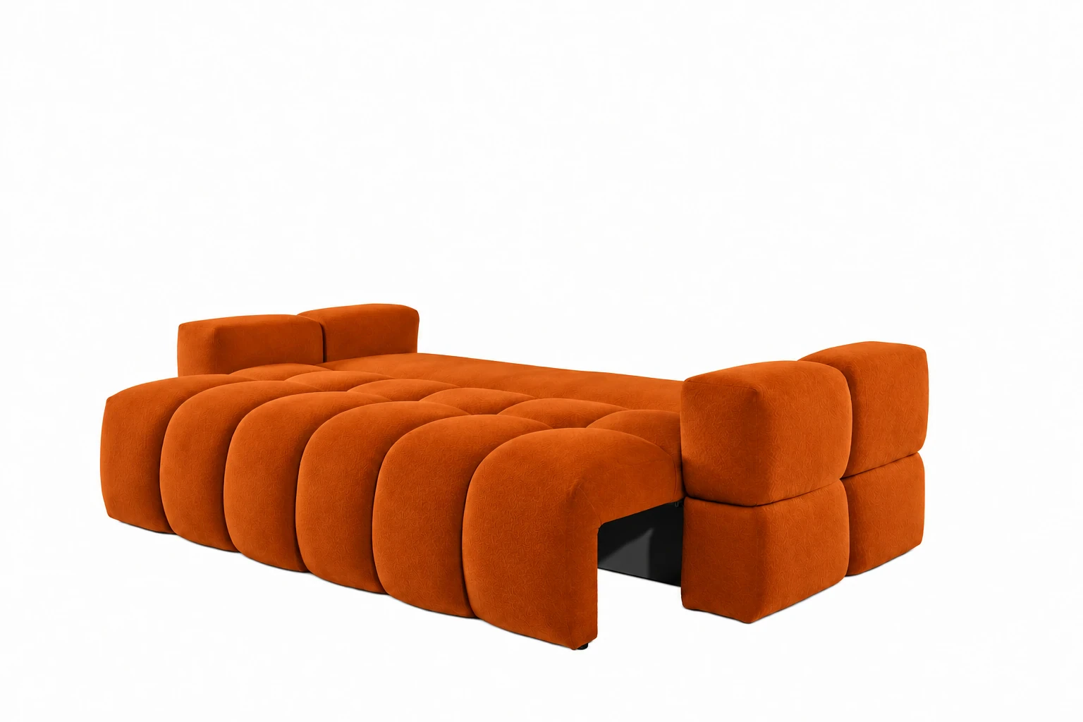 Sofa ISSORO 252 cm - funkcja spania, Salvador 14 pomarańczowy