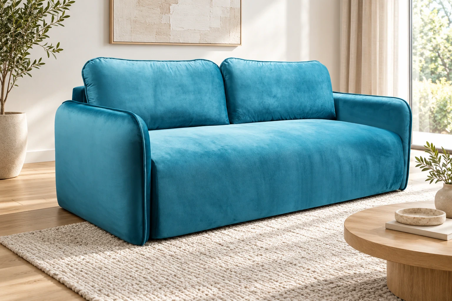 Sofa LAGUNA - salon w jasnym świetle dnia