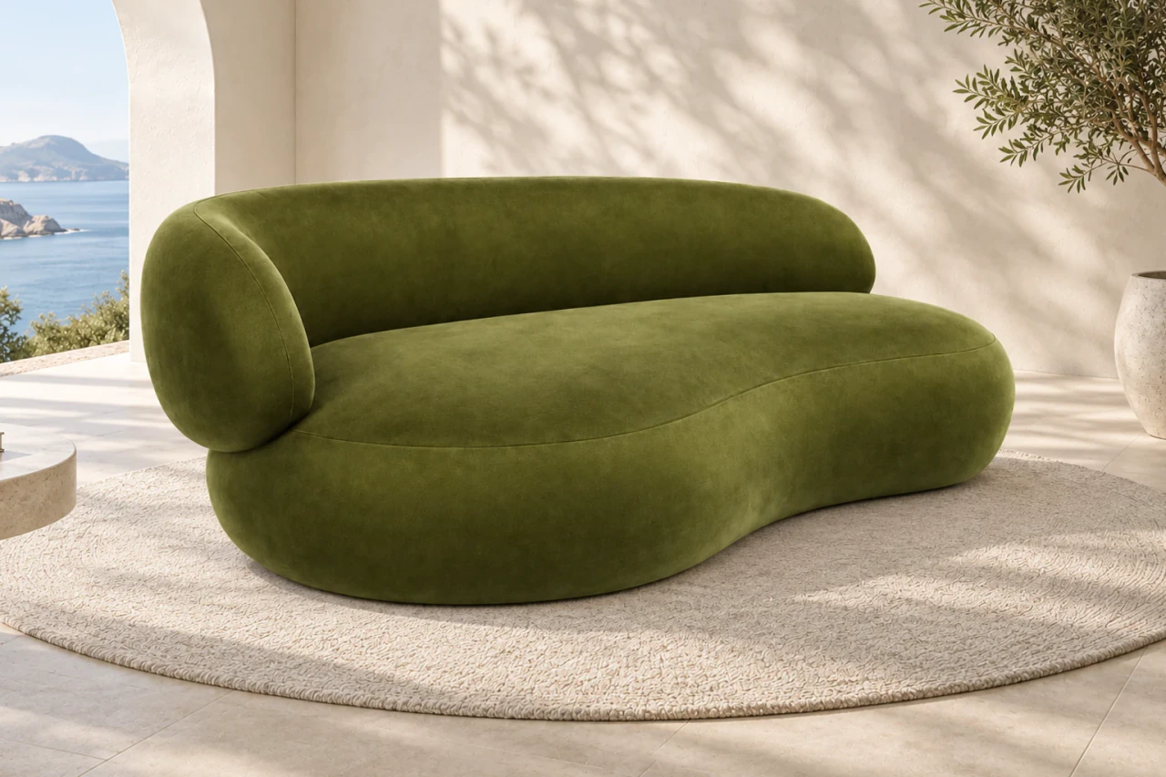 MYSTY, sofa 2-osobowa, lewa - aranżacja