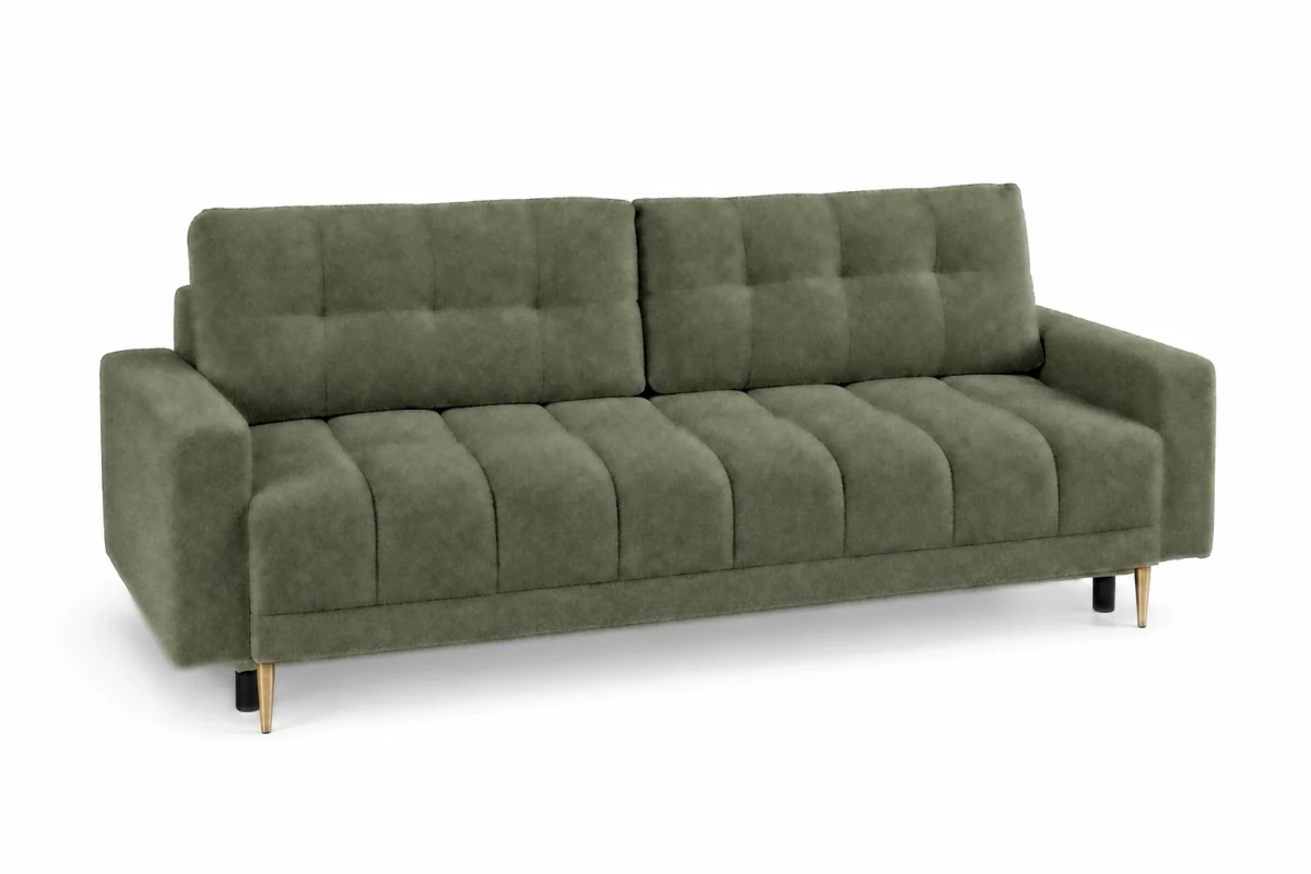 Sofa PRINCE w tkaninie CORAL 25, Szałwiowy