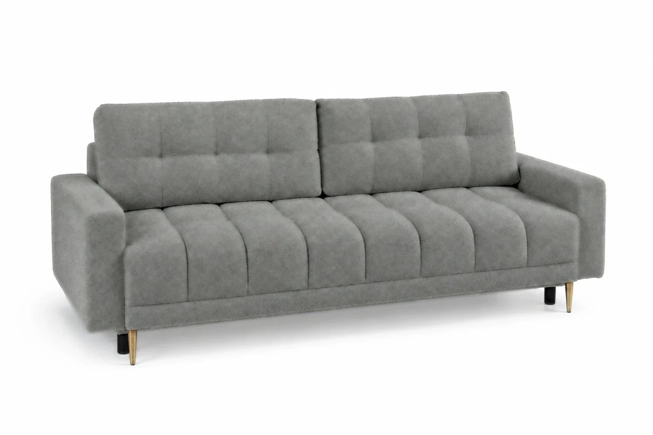 Sofa PRINCE w tkaninie FREDO 35, Szary