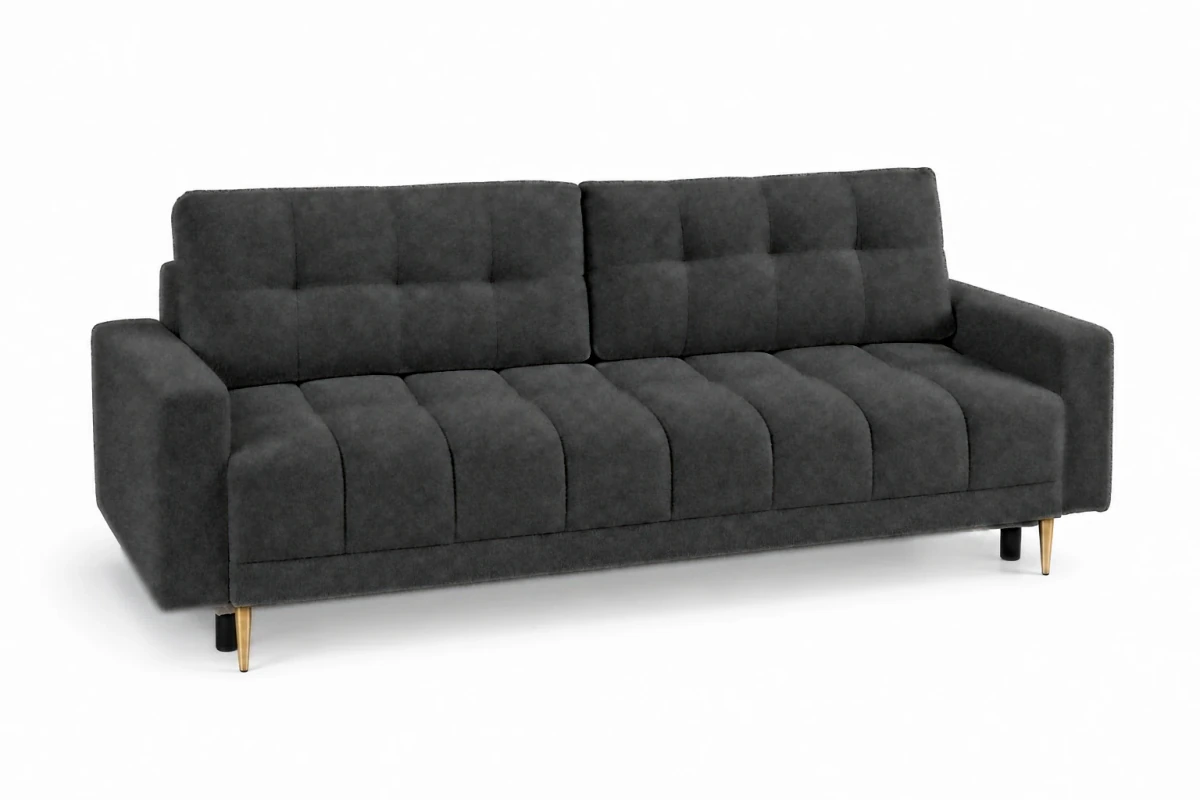 Sofa PRINCE w tkaninie FREDO 40, Grafit