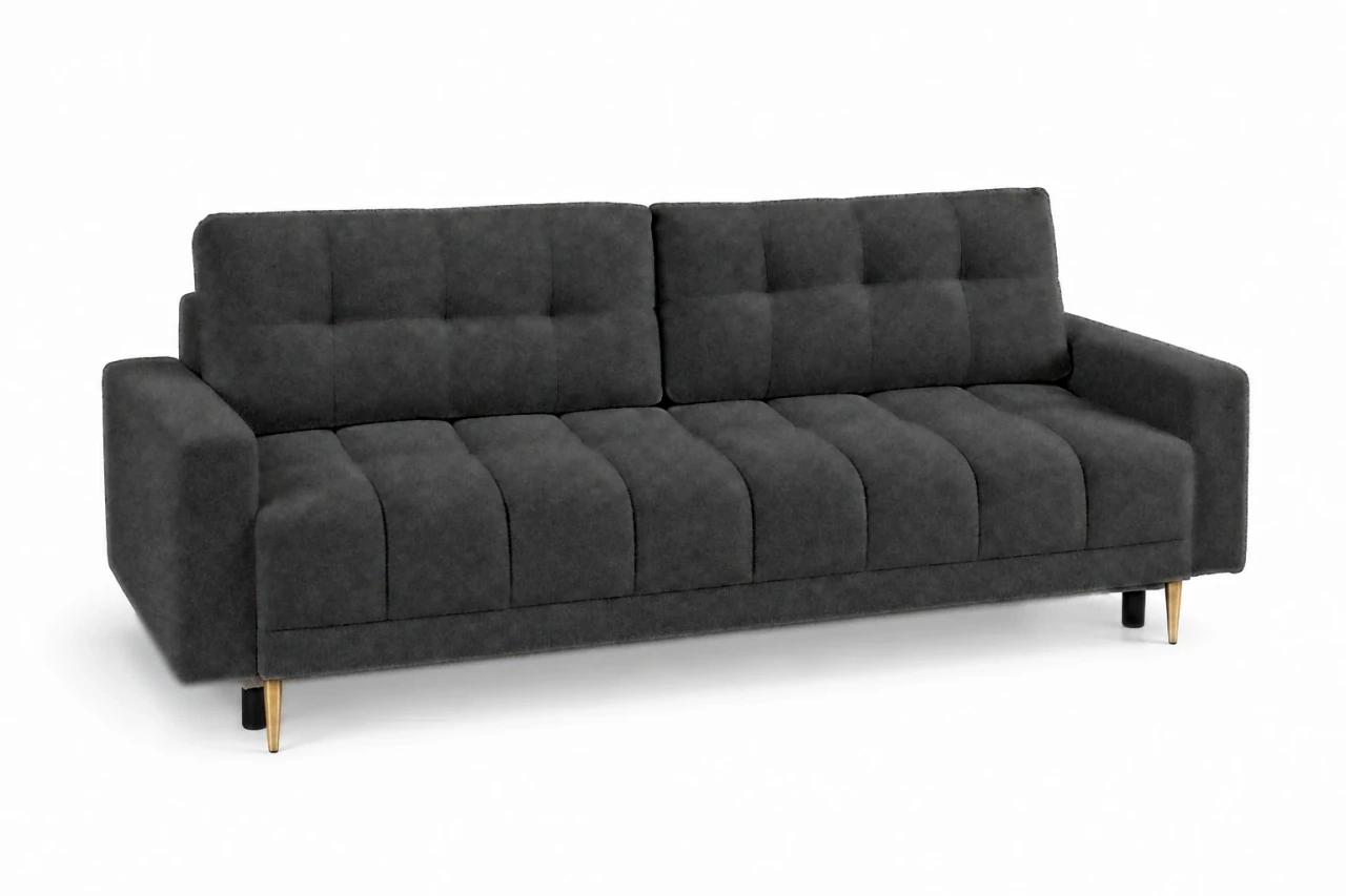 Sofa PRINCE w tkaninie FREDO 40, Grafit