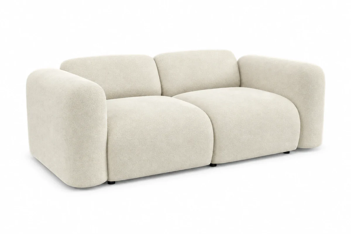 PUENTO, sofa 2-osobowa - widok z ukosa