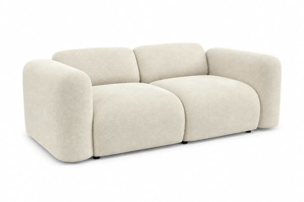PUENTO, sofa 2-osobowa - widok z ukosa