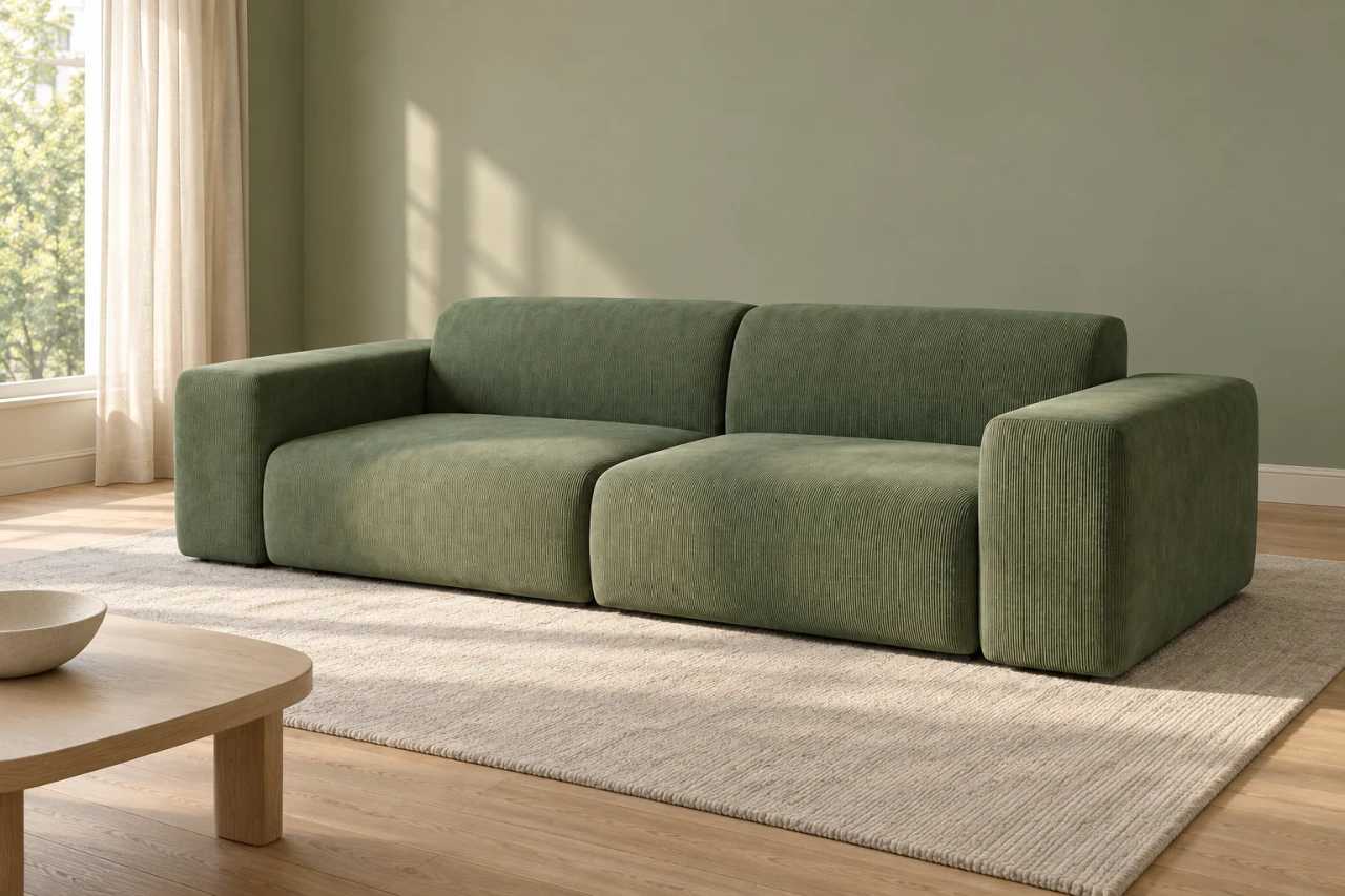 PYLLOW, sofa 3-osobowa - aranżacja