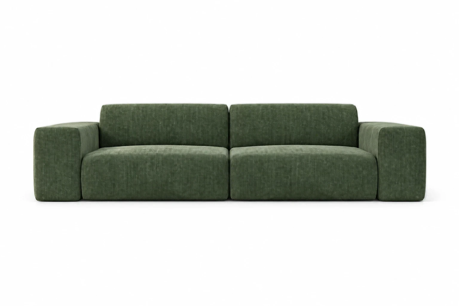 PYLLOW, sofa 3-osobowa - front z niskiej kamery