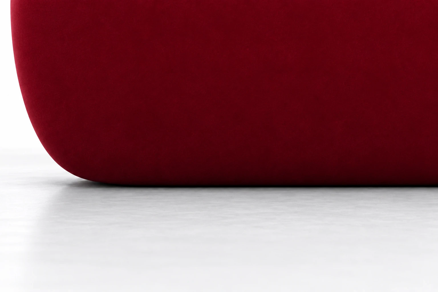 Sofa ALPINE 175 cm - detal podstawy, Salvador 13 bordowy