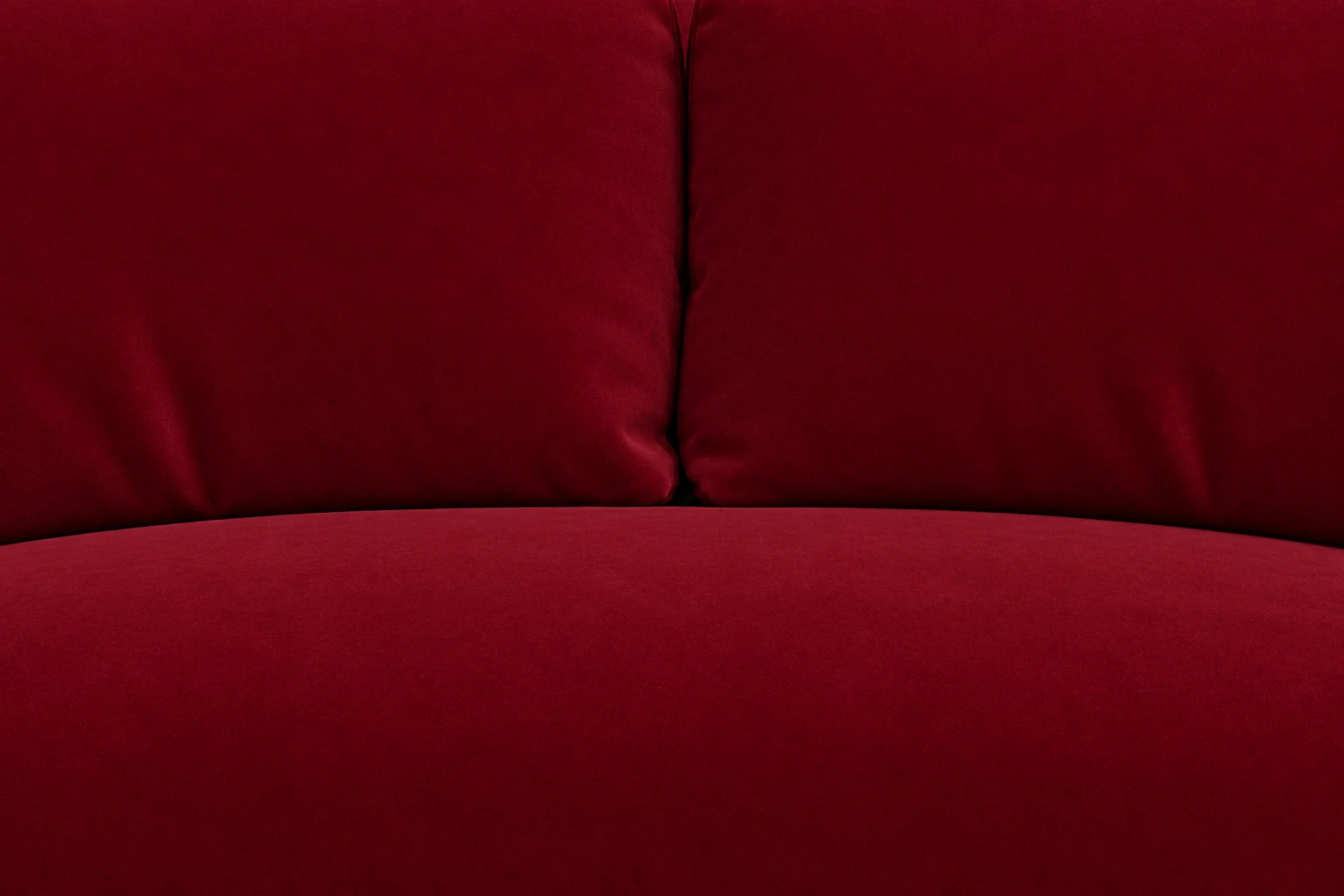 Sofa ALPINE 175 cm - detal styku siedziska z oparciem, Salvador 13 bordowy